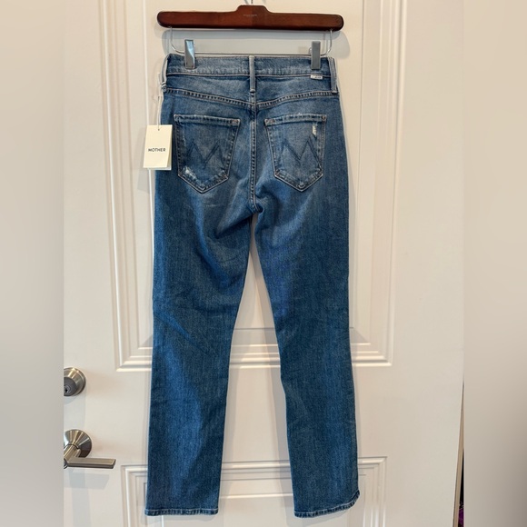 MOTHER The Mid Rise Dazzler Ankle Cut and Paste jeans - Picture 2 of 5